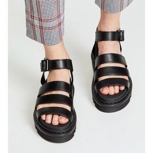 Dr. Martens Women's Black Blaire Leather Sandal
Size 8